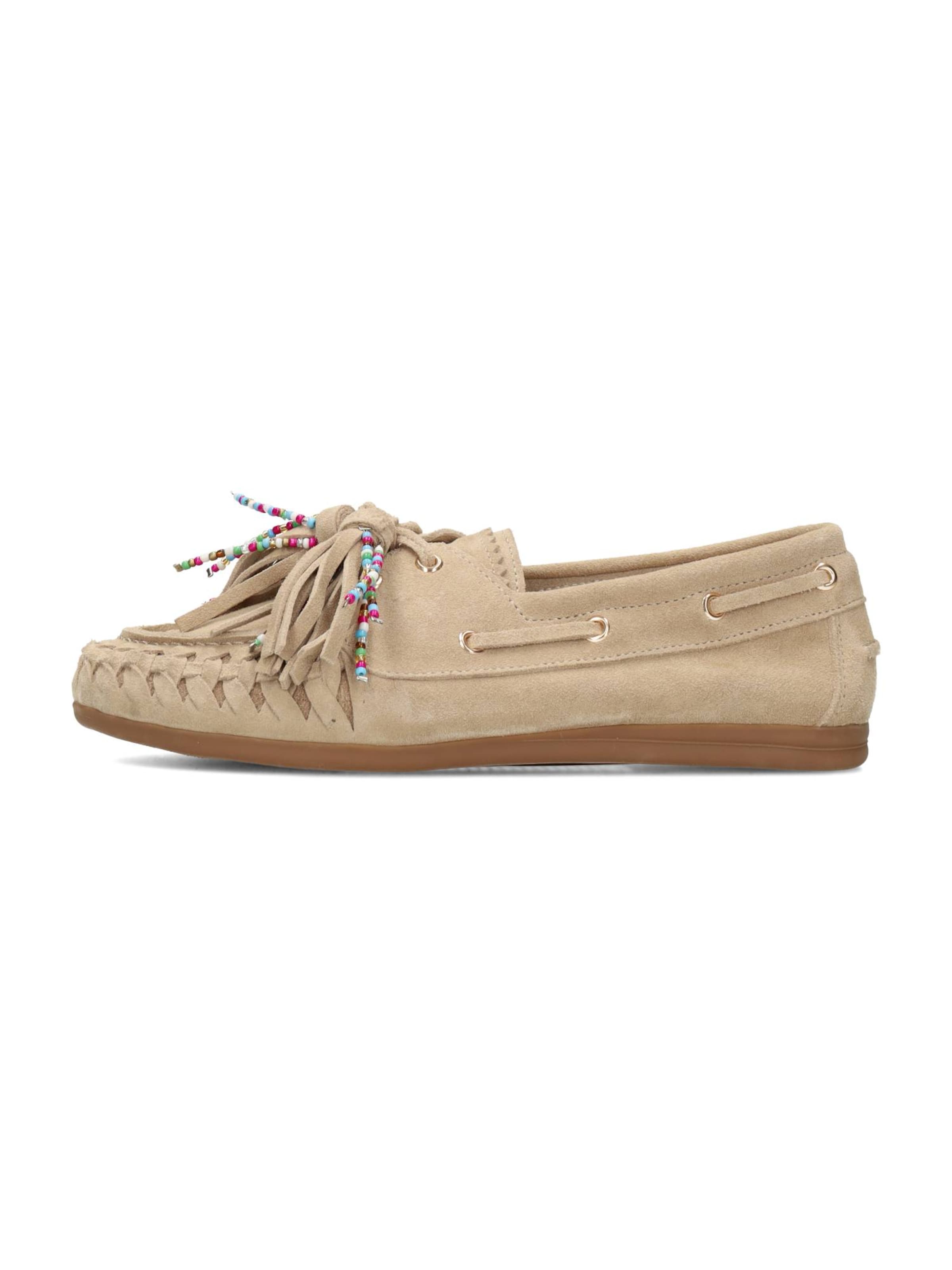 Mocassin 'Iris' Poelman en beige : devant