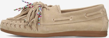 Mocassin 'Iris' Poelman en beige : devant