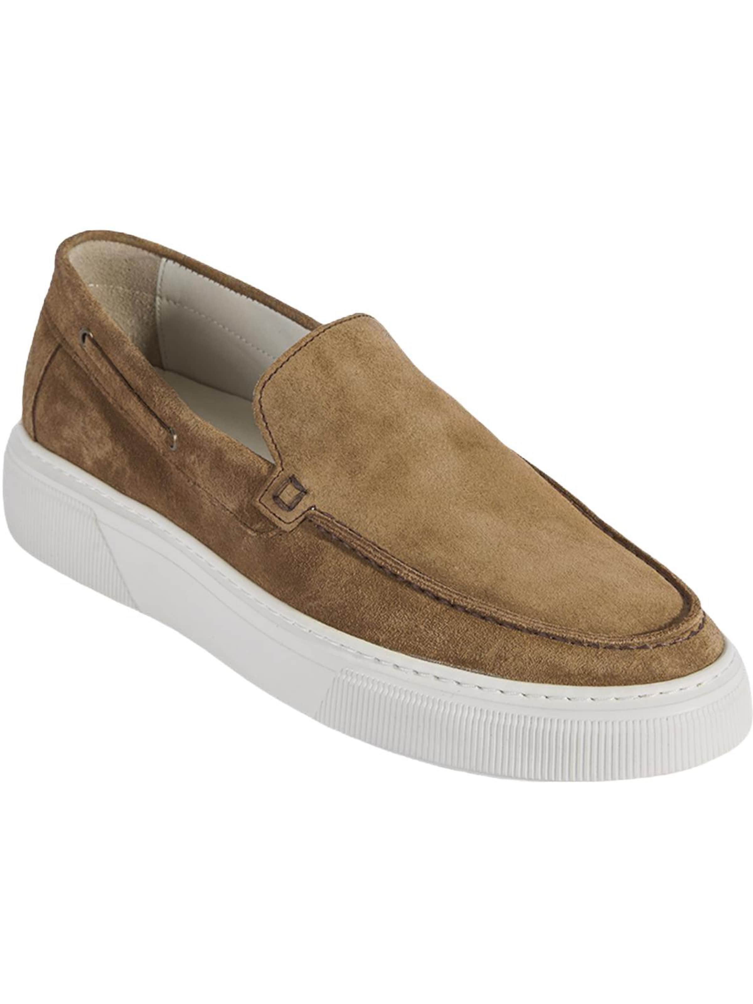 Chaussure basse 'Slipper' Desa en marron : devant