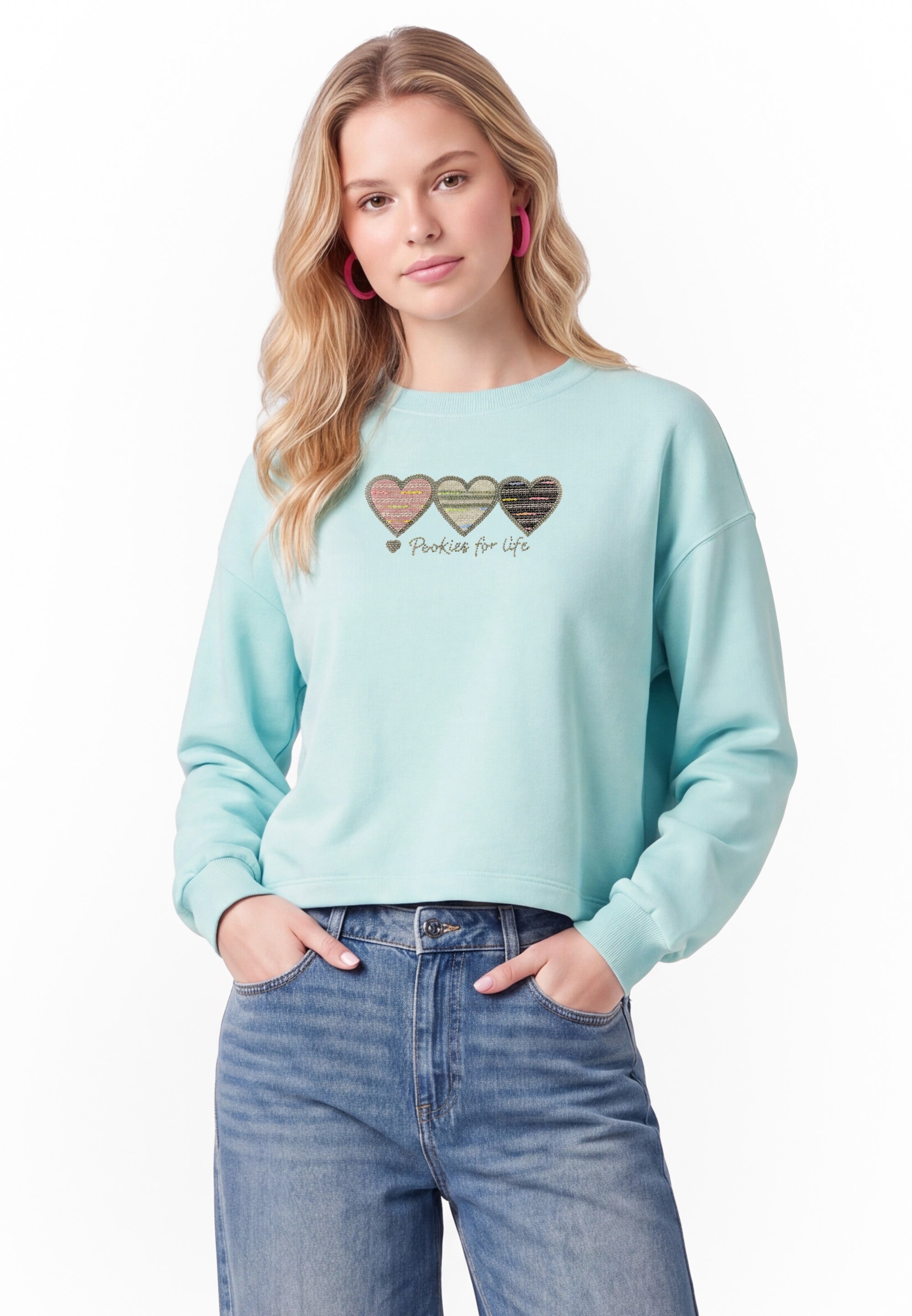 MYMO - Sudadera en azul: frente