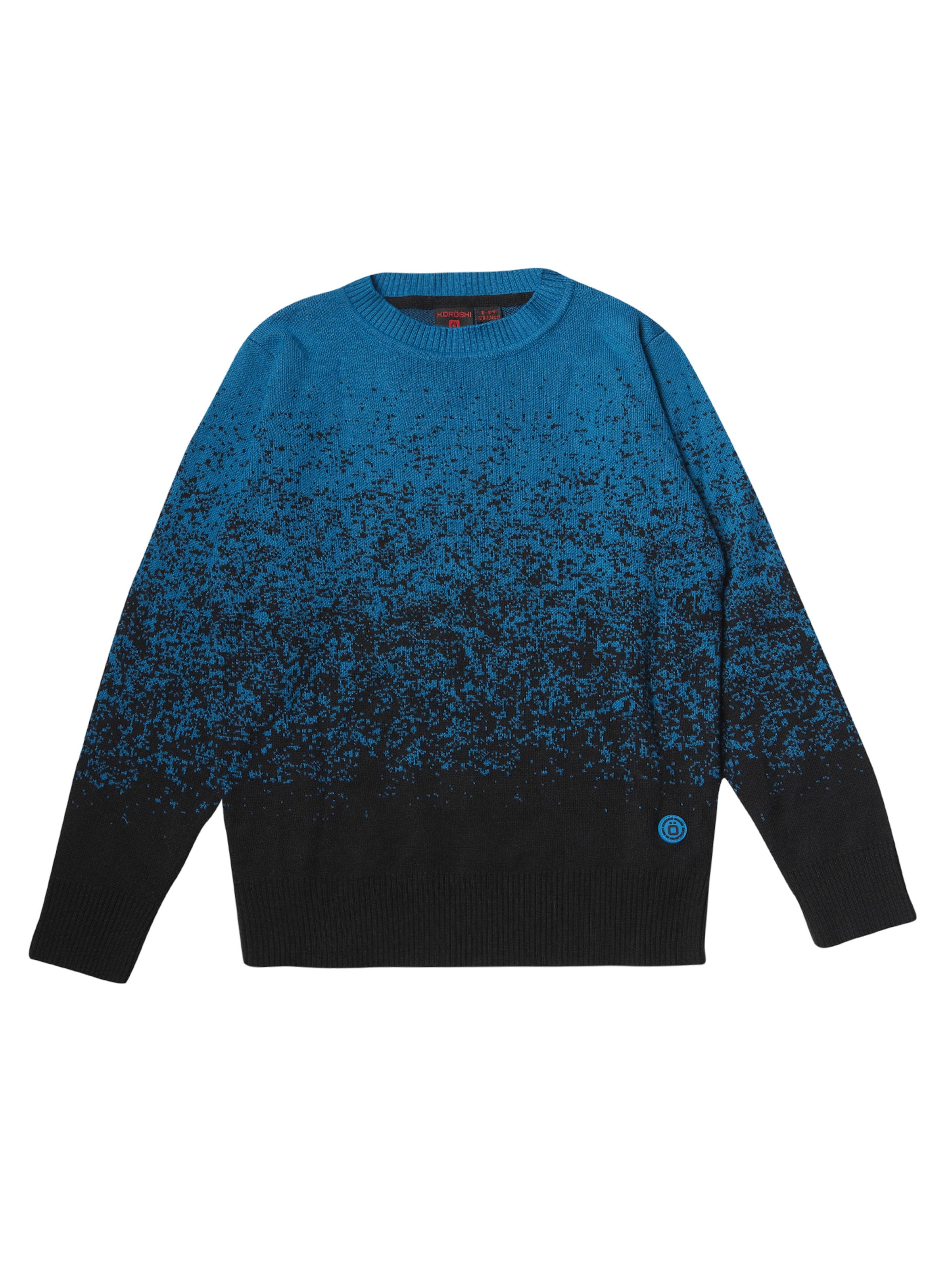 Pulover de la KOROSHI pe albastru: față