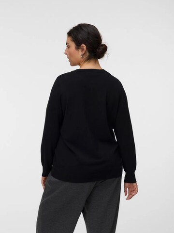 Vero Moda Curve Knit cardigan '10347287' in Black