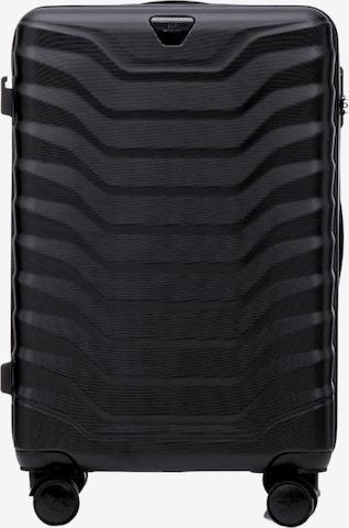 Valisette 'PEAFOWL' WINGS en noir : devant