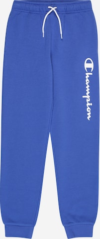 Tapered Pantaloni de la Champion Authentic Athletic Apparel pe albastru: față