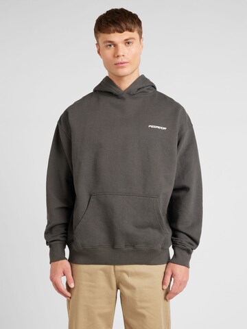 Pegador Sweatshirt 'Devon' in Grijs: voorkant