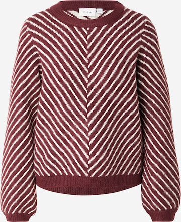 VILA Sweater 'VIKHAIA' in Purple: front