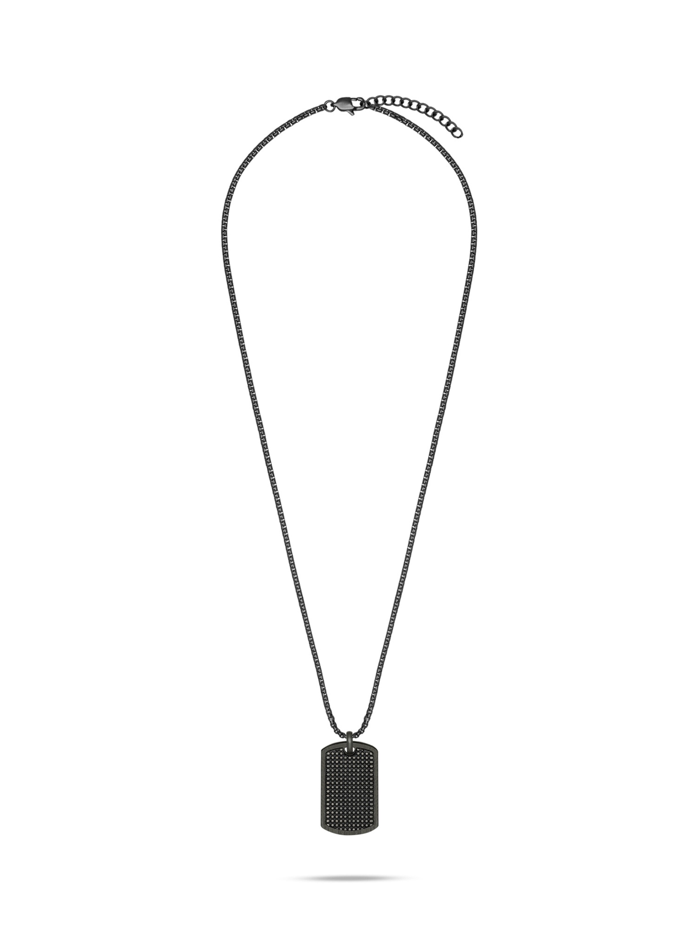 s.Oliver Necklace in Grey: front