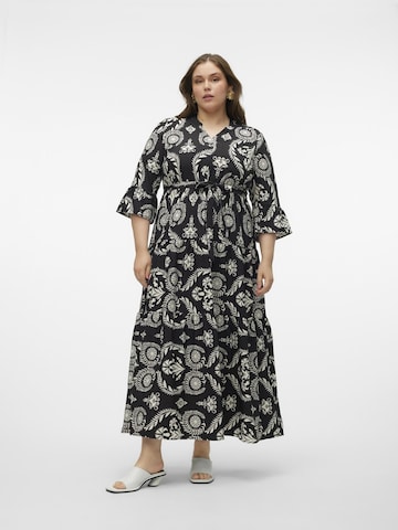 Vero Moda Curve Jurk 'ZERA' in Zwart