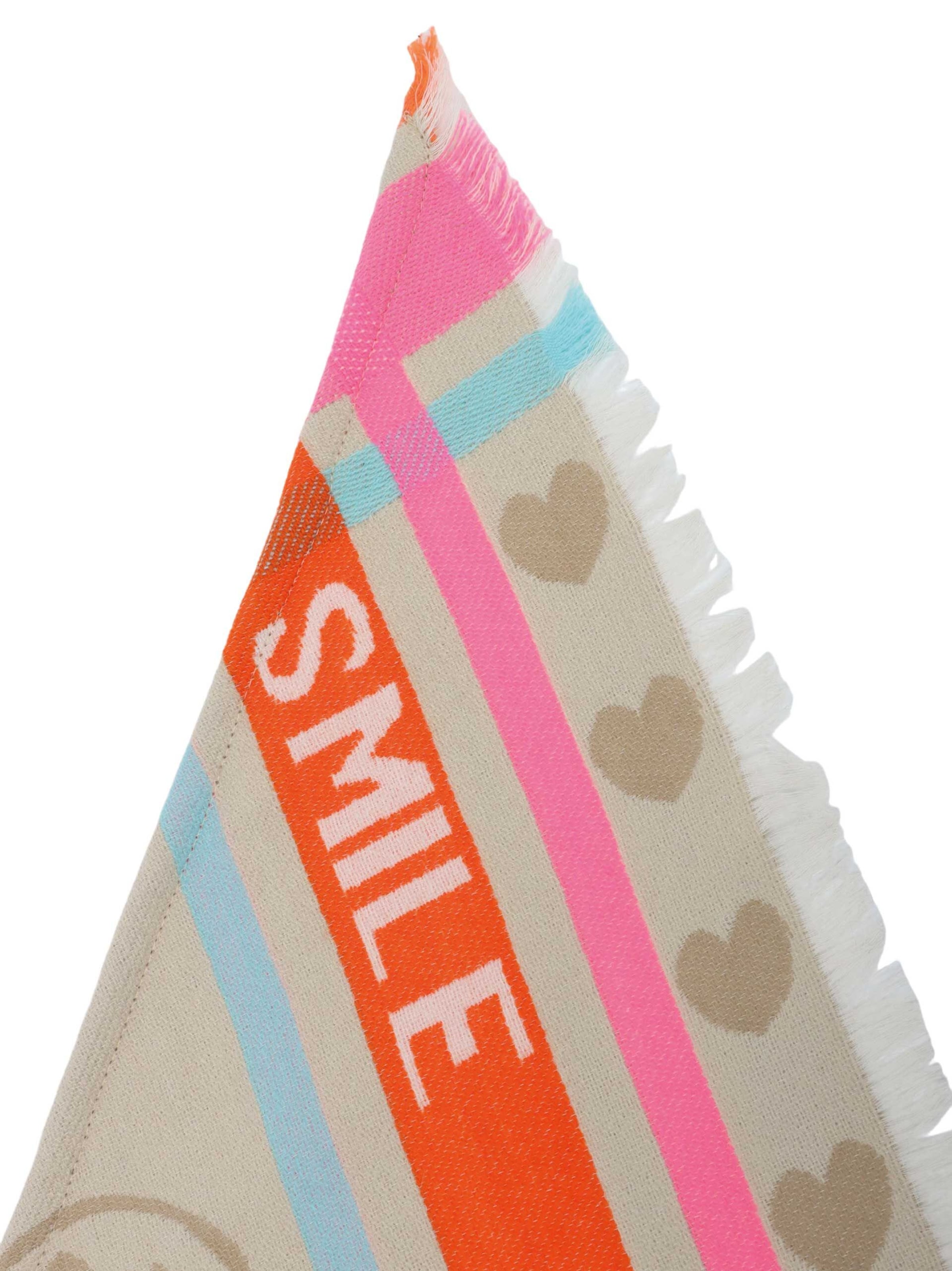 SAMAYA Tuch 'Smiley' in Beige