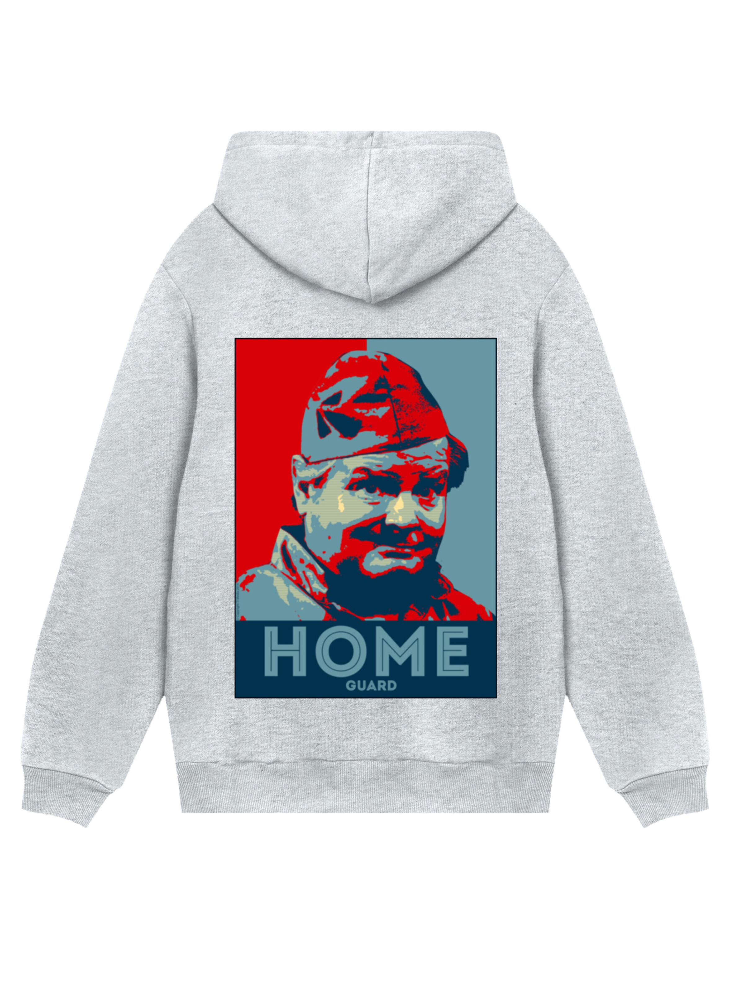 F4NT4STIC Sweatshirt 'TV Times Benny Hill Home Guard' in Grey