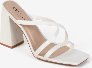 Celena - Zapatos abiertos 'Cybill' en blanco