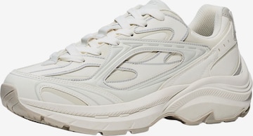 Bershka Matalavartiset tennarit värissä valkoinen: etupuoli