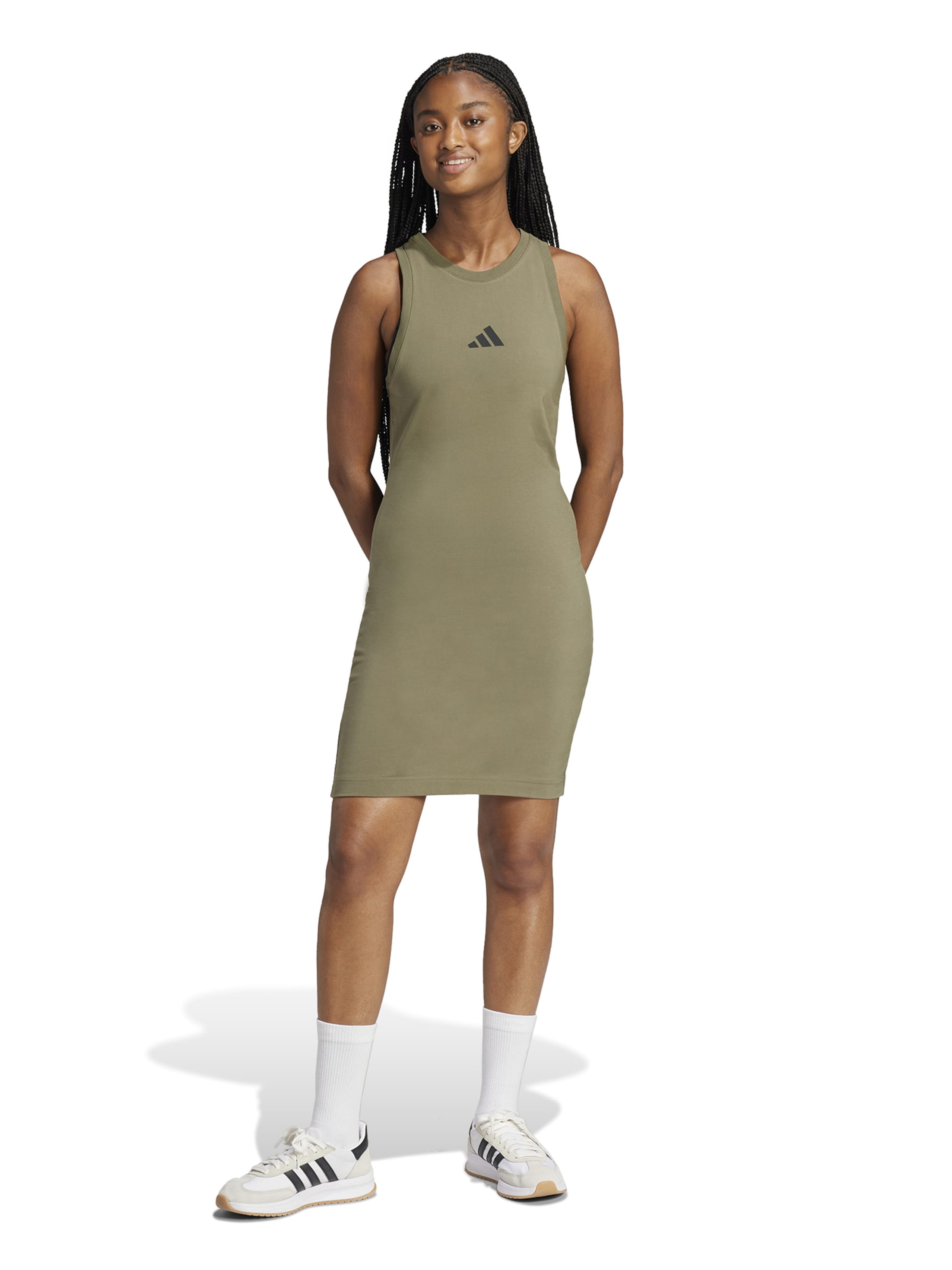 ADIDAS SPORTSWEAR Športna obleka | zelena barva: sprednja stran