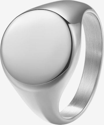 Hey Happiness - Anillo 'Signet' en plata: frente