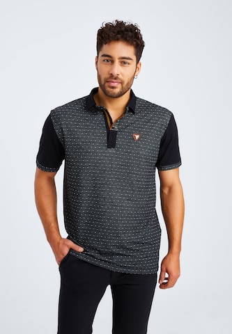 Leif Nelson Poloshirt in Schwarz