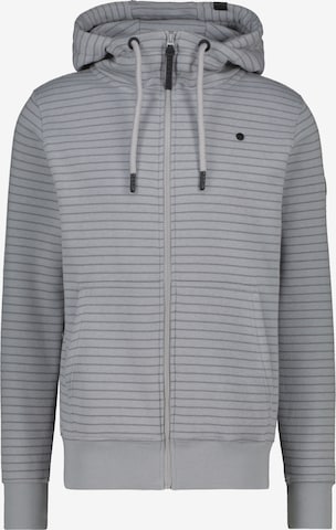 Alife and Kickin Sweatvest 'TrasherAK' in Grijs: voorkant