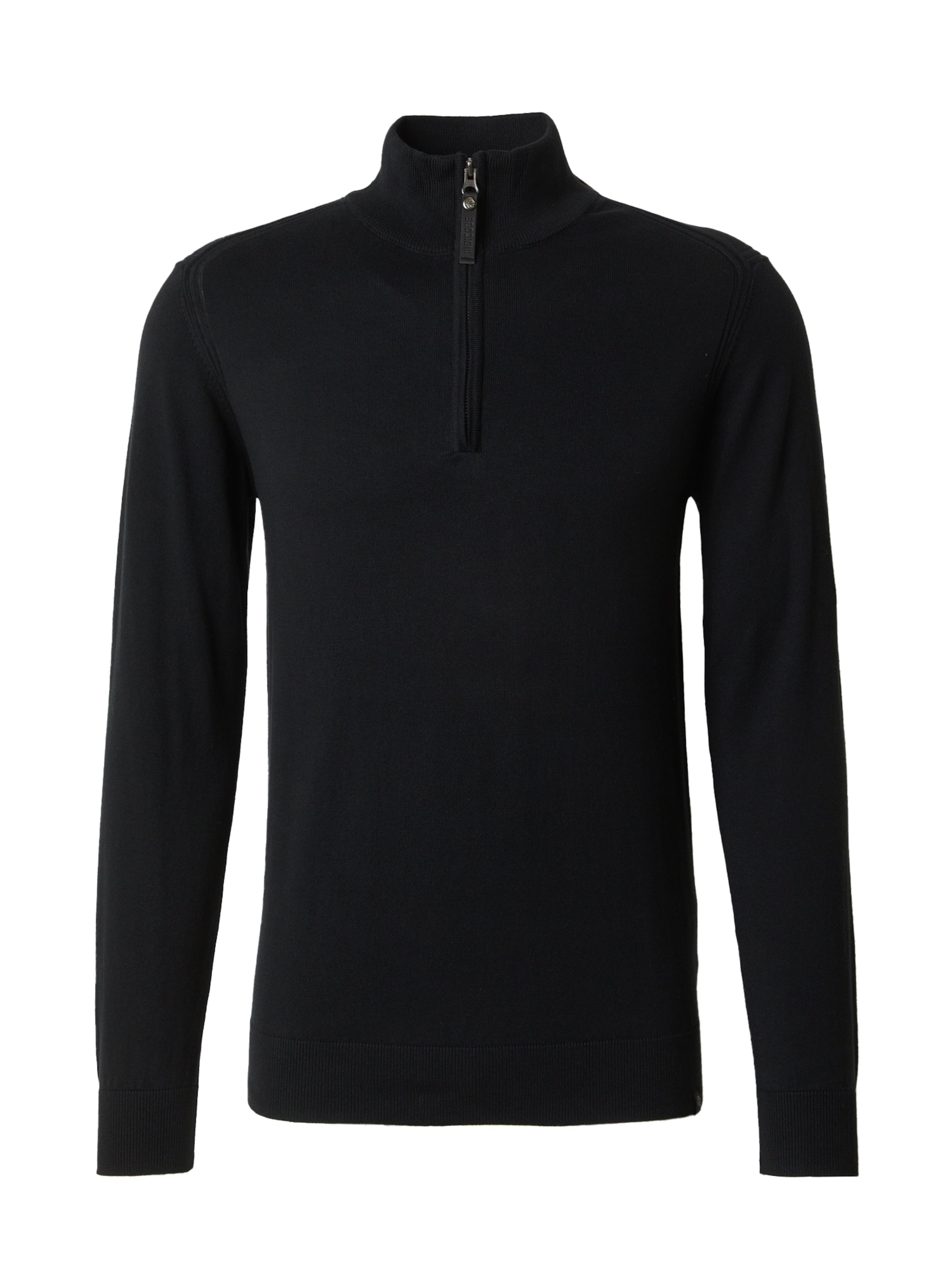 Pulover 'Ancona' de la INDICODE JEANS pe negru: față