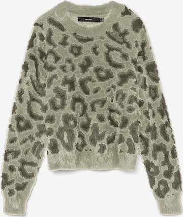 Pull-over 'VMJUNGLE' VERO MODA en marron : devant
