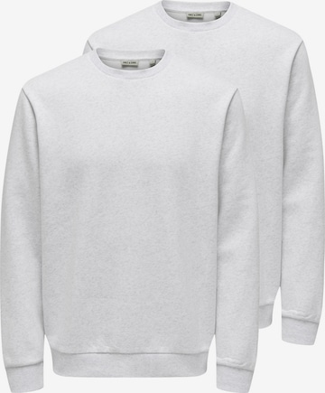 Only & Sons Sweatshirt 'Ceres' in Weiß: Vorderseite