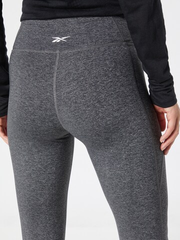 Reebok Skinny Workout Pants 'Lux' in Grey