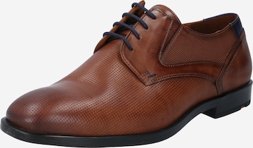 LLOYD - Zapatos con cordón 'Kelsan' en marrón: frente