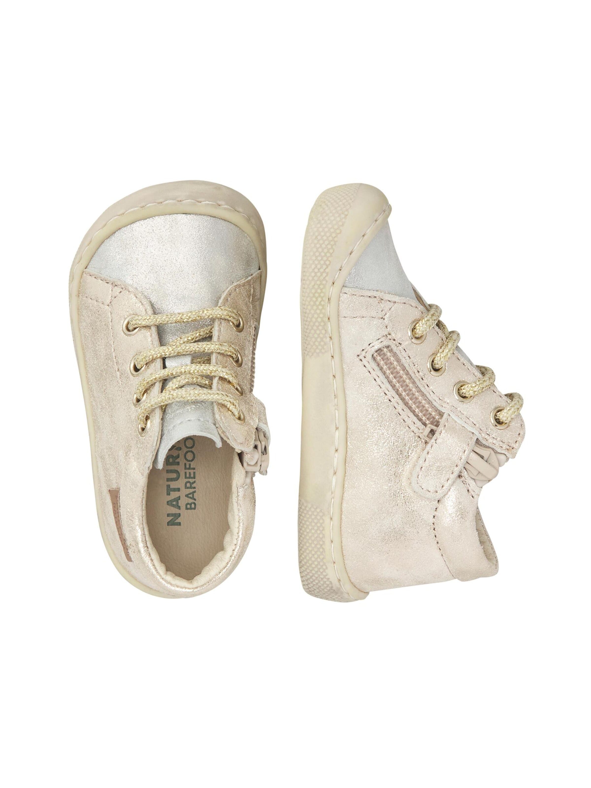 NATURINO Sneaker 'BAREFOOT AMUR ZIP'‌‌‌‌‌‌‌‌‌ in Gold