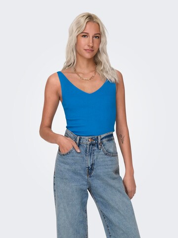 JDY Sticktop 'NANNA' in Blau: Vorderseite