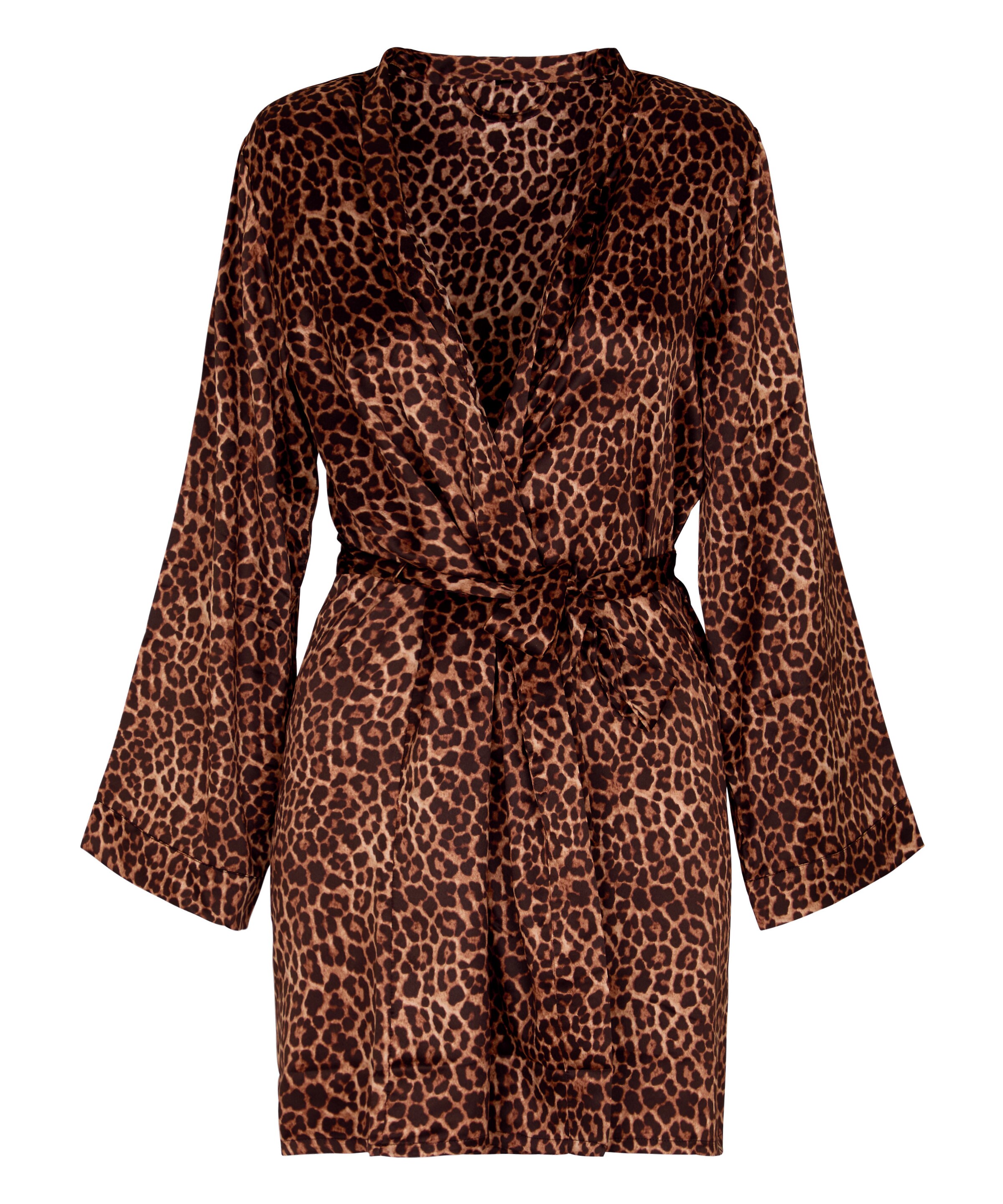 Hunkemöller Bathrobe short in Black: front