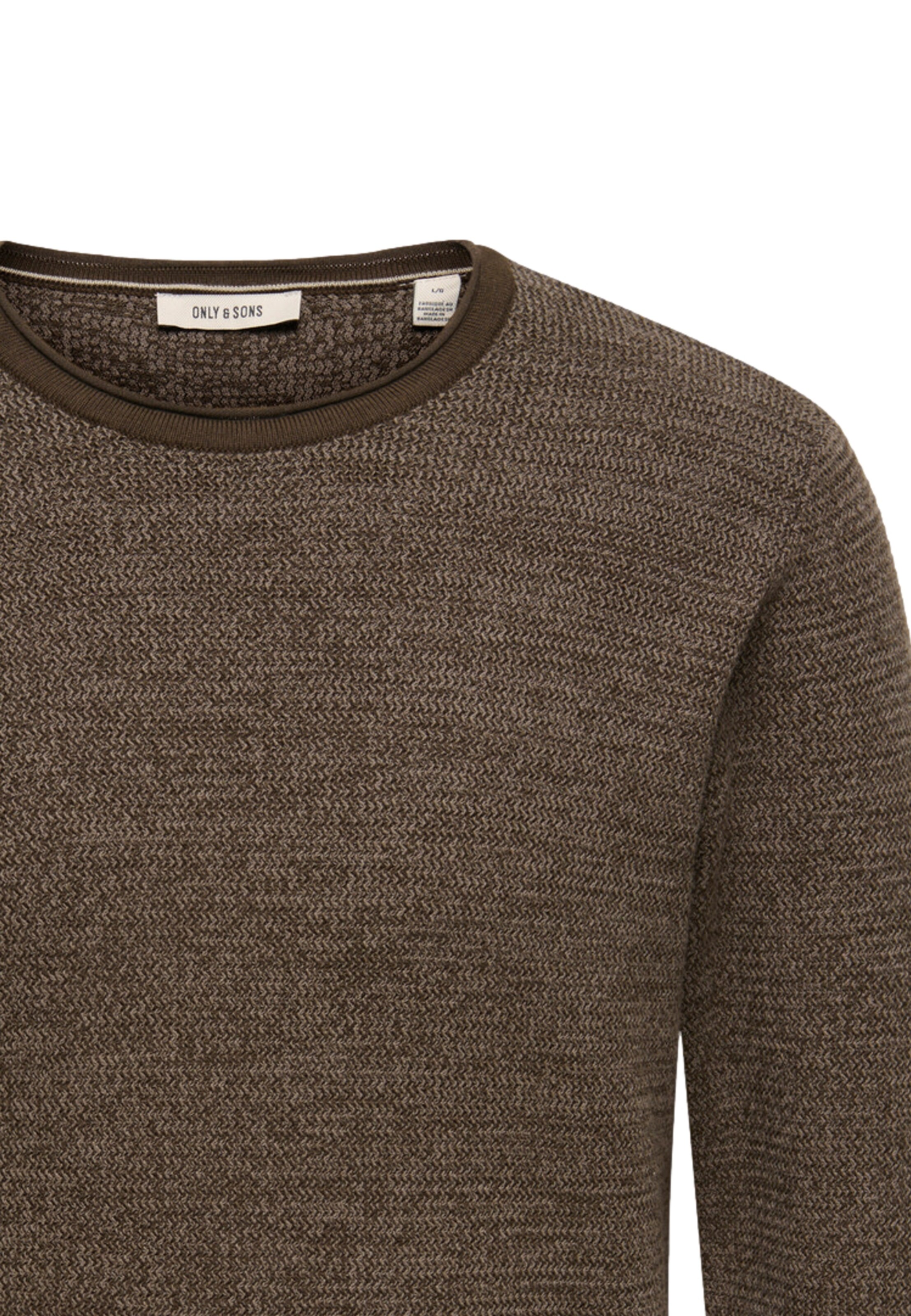 Only & Sons Pullover 'ONSEric' in Braun