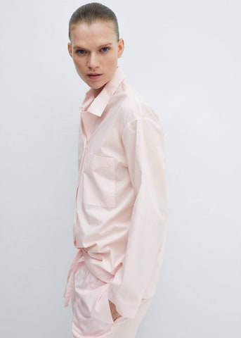 MANGO Pajama 'fresca' in Pink