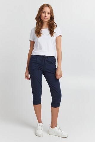 Oxmo Tapered Chino Pants 'Odda' in Blue
