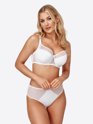 Azal T-shirt Bra 'Anita' in White