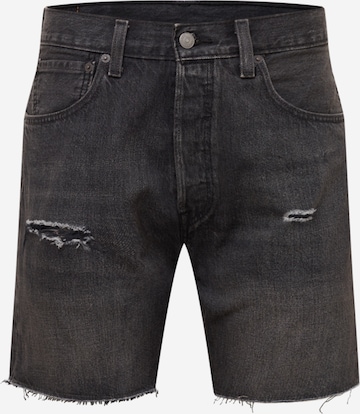 LEVI'S Jeans '501® ’93 SHORTS' i svart: framsida