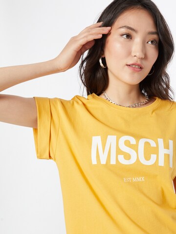MSCH COPENHAGEN T-shirt 'Alva' i gul
