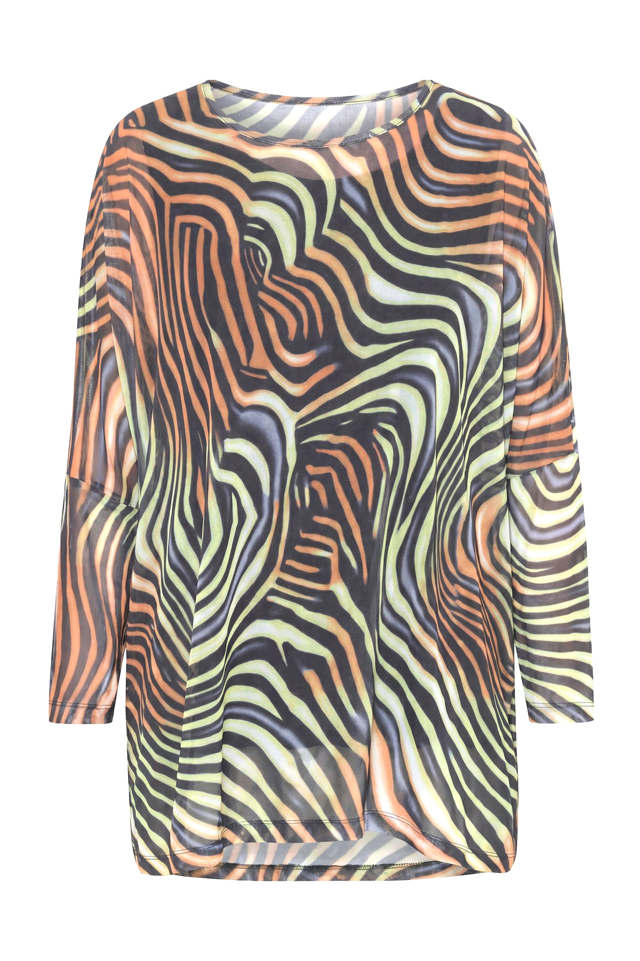 Angel of Style Shirt in Blue / Green / Orange / Black, Item view