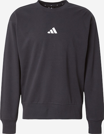 ADIDAS SPORTSWEAR Sports sweatshirt 'FEELCOZY' in Black: front
