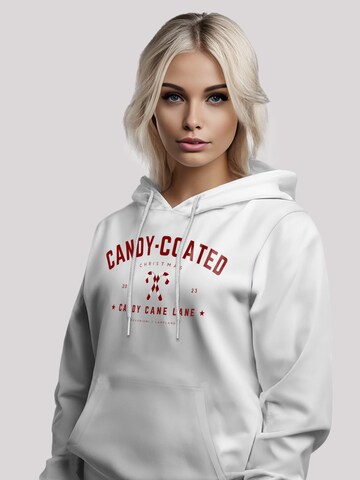 F4NT4STIC Sweatshirt 'Weihnachten Candy Coated Christmas' in White
