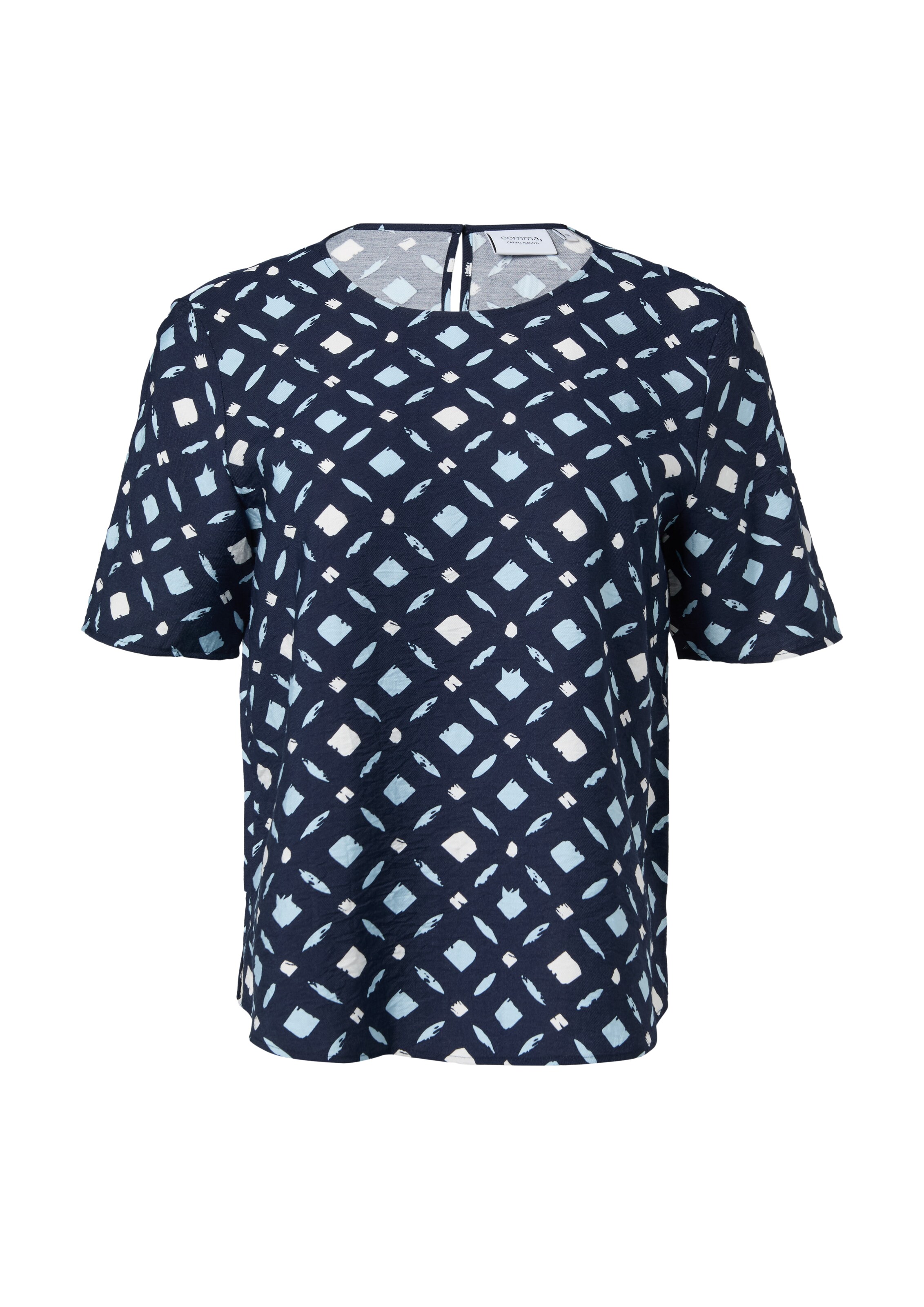 comma casual identity Blouse in Blue: front