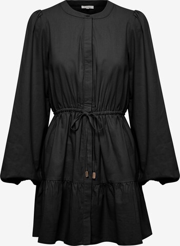 Robe 'SABINA' Tussah en noir : devant