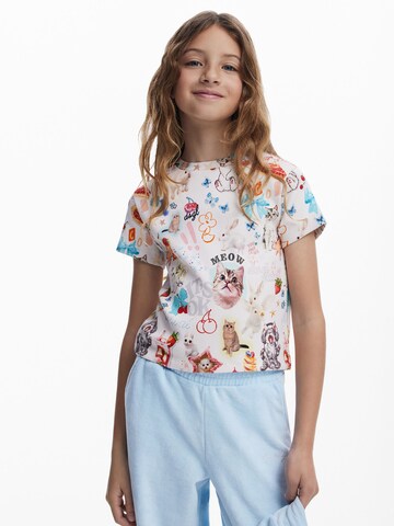 Desigual T-shirt i vit: framsida