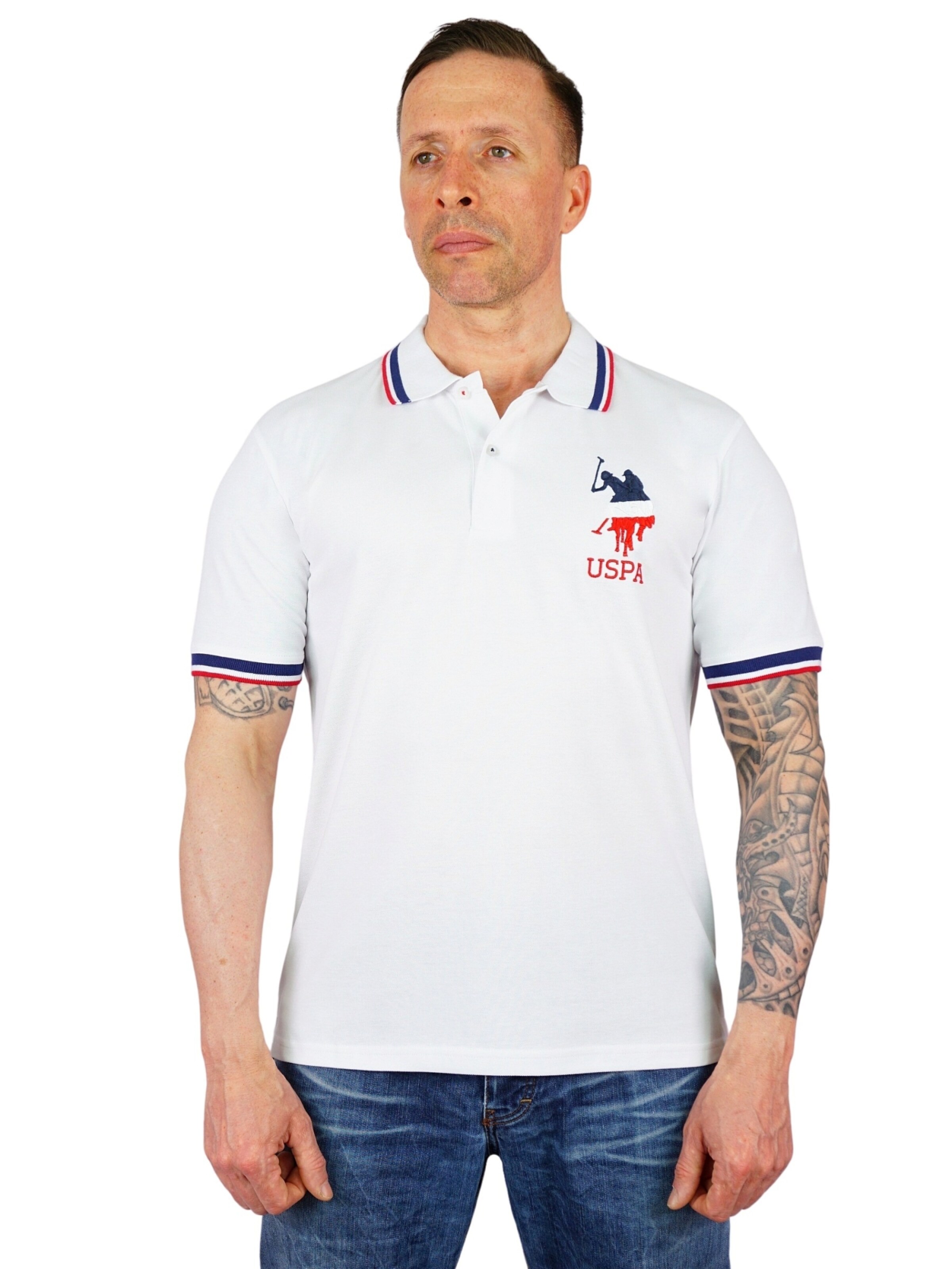 Maglietta di U.S. POLO ASSN. in bianco: frontale