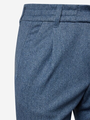 DRYKORN Normální Kalhoty se sklady v pase 'CHASY' – modrá