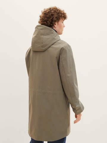 TOM TAILOR DENIM Between-Seasons Parka in Green