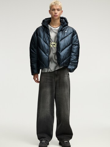 Pull&Bear Přechodná bunda – zelená