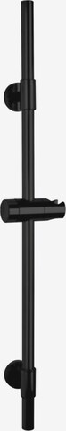 Wenko Shower Accessories in Black: front