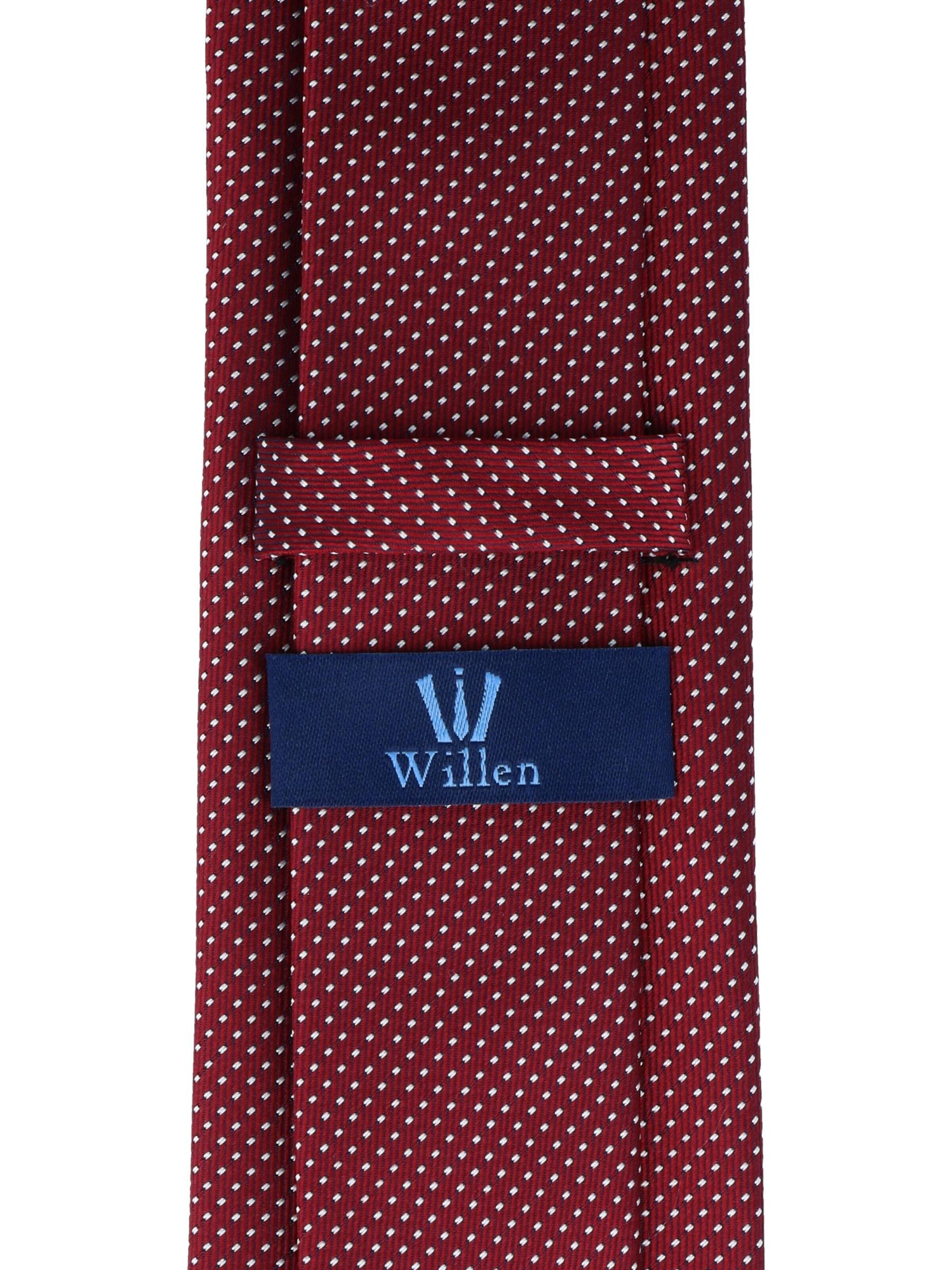 WILLEN Tie 'Tupfen' in Purple