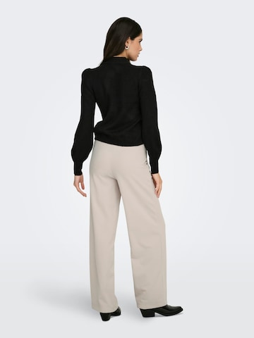 Jaqueline de Yong Baggy Trousers 'Geggo' in Beige