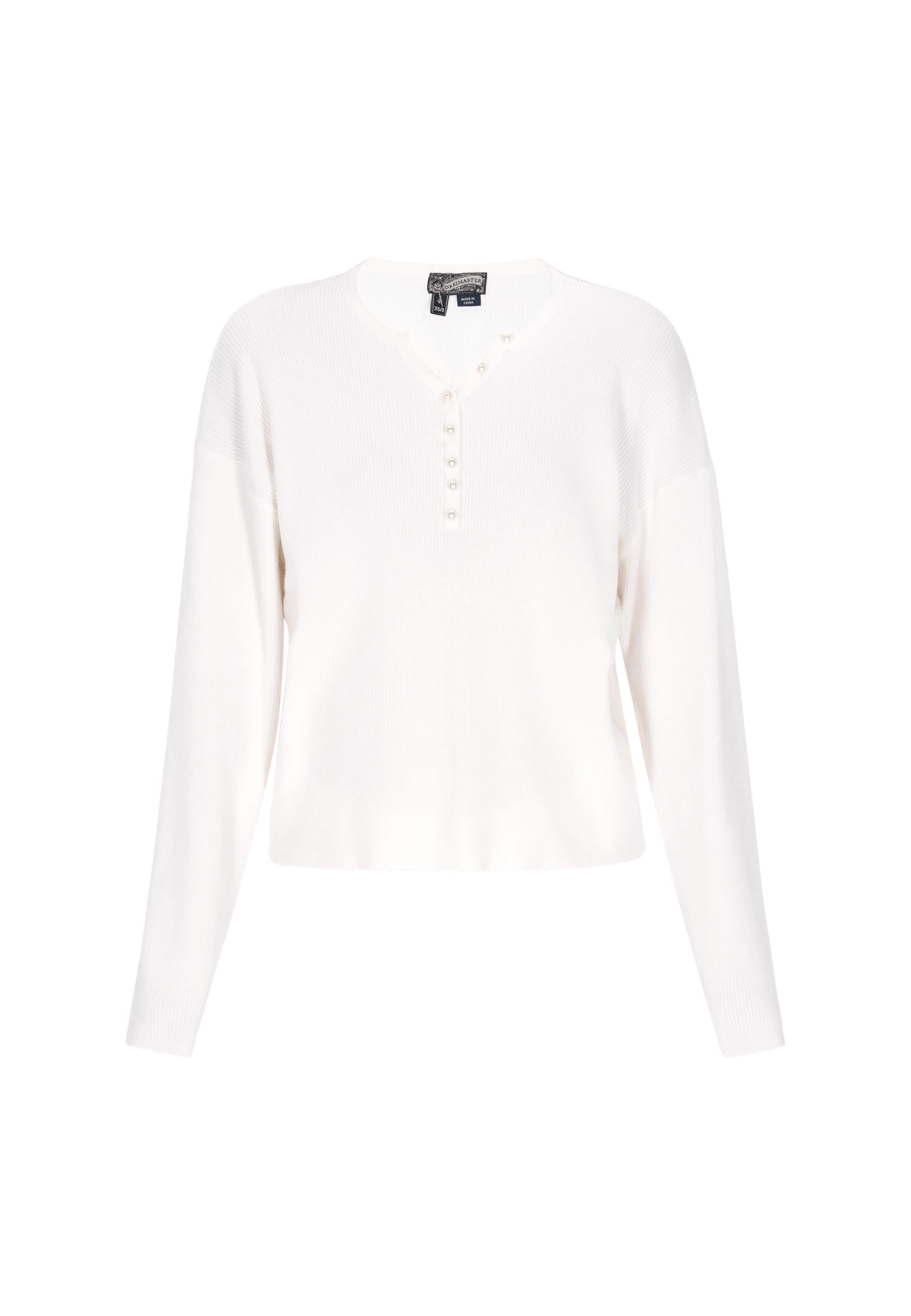 DreiMaster Vintage - Jersey 'Vintage' en blanco: frente