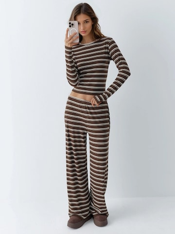 Hiccup - Calças de fato em castanho