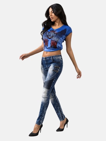 CIPO & BAXX Slimfit Jeans in Blauw